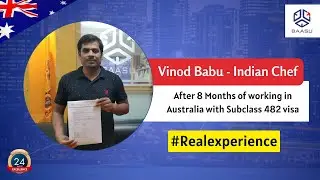 Australian Work Experience: How to be Prepared as a Chef? | Vinod Babu - South Indian Chef