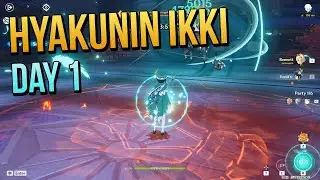 Hyakunin Ikki Day 1 - Genshin Impact