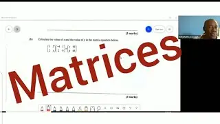 Matrices: #cxc #csec #maths #cxcmaths #matrix matrices #dellymathsconcepts