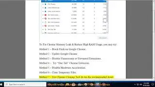 Fix Chrome Memory Leak & Reduce High RAM Usage on Windows 10