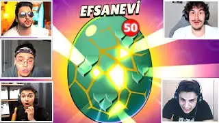 5 YOUTUBERLA EFSANEVİ YUMURTA AÇTIK!😮Brawl Stars