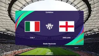 Italy U19 vs England U19 (04/09/2024) U19 Friendly PES 2021