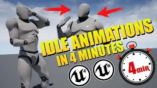 Unreal Engine - Random Idle Animation In 4 Minutes (Tutorial)