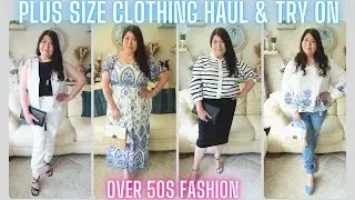 **PLUS SIZE** CLOTHING HAUL | OVER 50s FASHION | TU, F&F, DIALECT