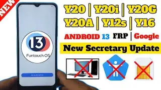 Vivo Y20 Android 13 Frp Bypass 2023 || Vivo New Security Frp Bypass 2023 || Talkback Not Working