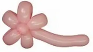 Твистинг-цветок из воздушных шариков шдм. flower from a balloon