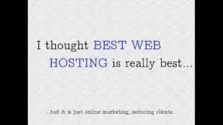 Web hosting research teaser with nice music