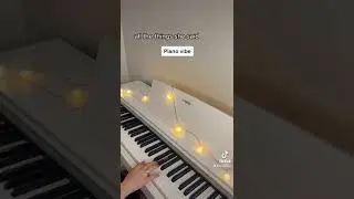 all the things she said (piano vibe)