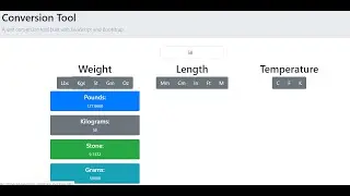 Conversion Tool In JavaScript With Source Code | Source Code & Projects
