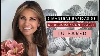 2 INCREÍBLES IDEAS PARA DECORAR TUS PAREDES CON PLANTAS O FLORES/ LUZ BLANCHET