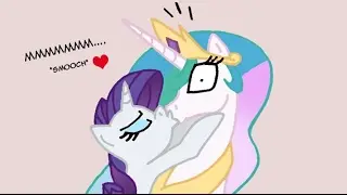 [MLP Comic Dub] Thankful Rarity (saucy comedy - Rarity/Celestia)