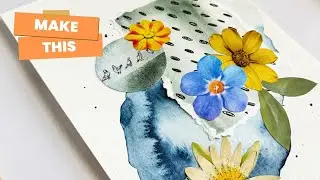 How To Create A Mixed Media Floral Collage