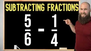 Subtracting Fractions With Unlike Denominators | How To Subtract Fractions