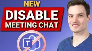 🆕 How to Disable Meeting Chat in Microsoft Teams