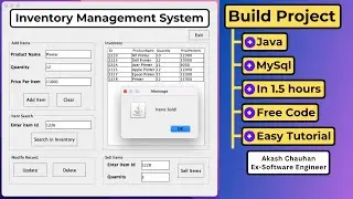 🔥Java Project Tutorial- Make Inventory Management System Step by Step Using Eclipse & MySQL Database