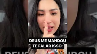 DEUS ME MANDOU TE FALAR ISSO: