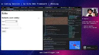 Coding Session - Go Echo Web Framework #DevLog