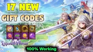 Legend Of Almia 17 Gift Code 2023 | New Legend Of Almia Redeem Codes