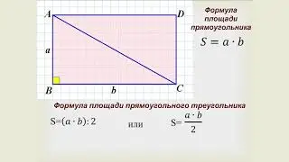 5 класс. Математика. Площадь прямоугольного треугольника и некоторых видов многоугольников