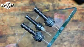 HOW DO YOU LIKE THE IDEA of glass and metal?