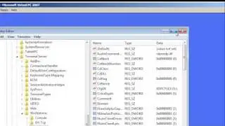 Windows 7: change remote desktop default port