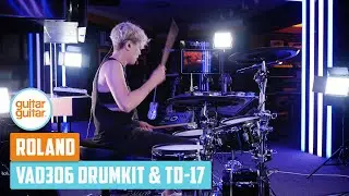 Pro Drummer Cat Myers Demos Roland VAD306 Drumkit & TD-17 Module
