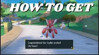 HOW TO EVOLVE SCYTHER INTO SCIZOR IN POKEMON SCARLET AND VIOLET!