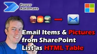 Send Multiple SharePoint Images to Email from SharePoint in HTML Table with Power Automate