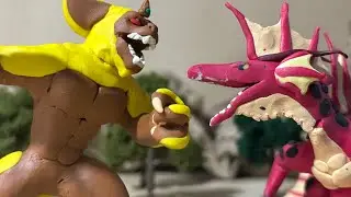 Godzilla world war of Kaijus part 13/ Titanosaurus vs King Ceaser (claymation video)