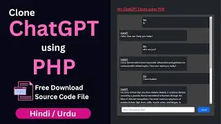 ChatGPT Clone using api in PHP | php mini projects