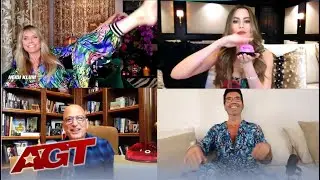 AGT Judges From Home: Simon in Pajamas, Howie Being Howie, Sofia, Heidi and Terry Crews