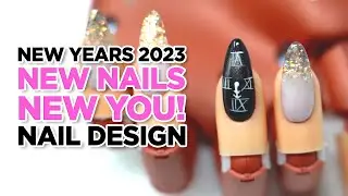 Easy To Do New Years Nails l Young Nails Extreme Low Odor Acrylic