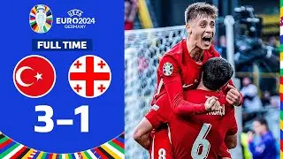 TURKIYE 3 - 1 GEORGIA | Group Stage - UEFA EURO 2024 MATCH HIGHLIGHTS ❎ RESULTS ✅