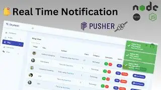 Real-Time Notifications in Node.js with Pusher | Complete Tutorial