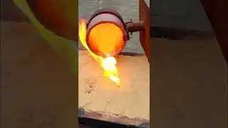 Brass bone casting - melting cooper