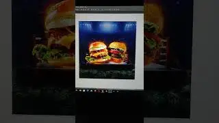 Social media post design | Burger Poster | Photoshop Tutorial #shorts