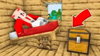 ЧТО-ТО УЖАСНОЕ СКРЫВАЕТСЯ ПОД МАШКИНОЙ КРОВАТЬЮ В МАЙНКРАФТ ! Алексбой Minecraft