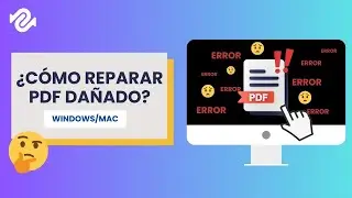 ¿Cómo abrir un PDF dañado y reparar archivo PDF rápido?