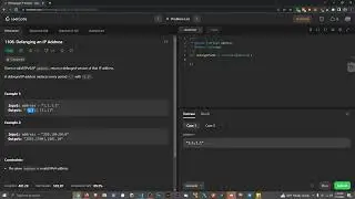 1108. Defanging an IP Address - LeetCode Solution in JS Javascript Replace Characters replaceAll