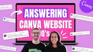How to Create a WEBSITE in Canva? All your QUESTIONS ANSWERED 🤓