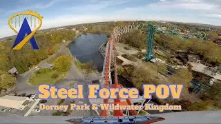 Steel Force Roller Coaster POV from Dorney Park