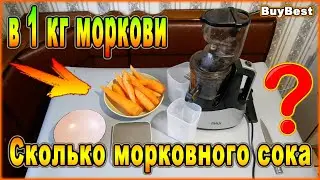 Сколько морковного сока в 1 кг моркови | Соковыжималка Xiaomi MIUI с Али. Свежевыжатый морковный сок