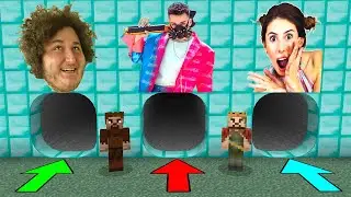 YANLIŞ YOUTUBER MAĞARASINI SEÇERSEN ÖLÜRSÜN #8 😱 - Minecraft