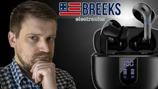 Наушники Breeks с цифровым LED дисплеем