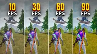 FPS Comparison 🤯 | Testing 10FPS to 90FPS in PUBG Mobile 