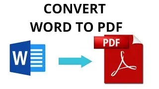 How to convert word file to pdf in mobile, laptop