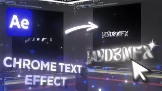 Liquid Chrome Text Animation Tutorial | After Effects