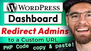 Redirect WordPress Dashboard to a custom URL for Admins