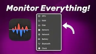 How to Monitor CPU, GPU, RAM, Temps, Network, and Power on MacOS!