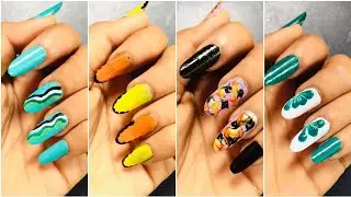 Easy Nail Art Tutorial 💅|| Beautiful Nail Art Design ❤️#nail #nailarts #nailartdesign #nailtutorial